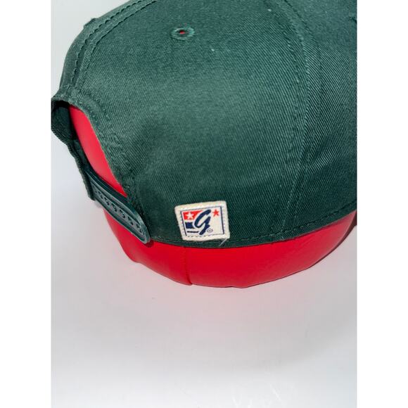 Vintage Oregon Ducks The Game Snapback Hat UO Green Yellow - Picture 4 of 6